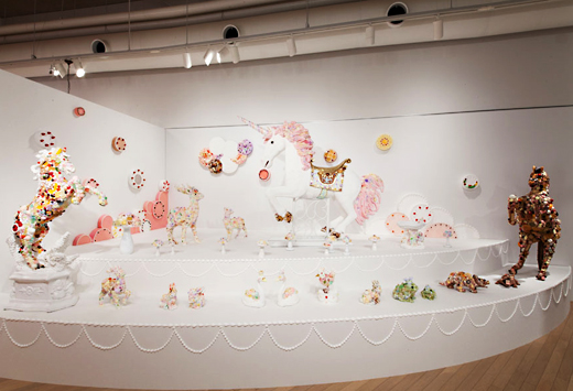 はるひ美術館での展示風景