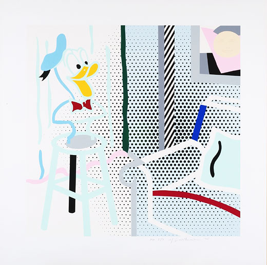 仮想の室内：ダックの肖像