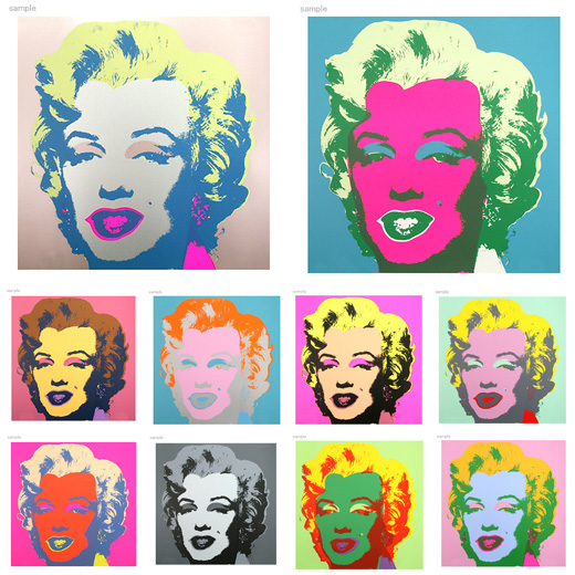 マリリン・モンロー　10枚セット　(サンデー・B・モーニング版)