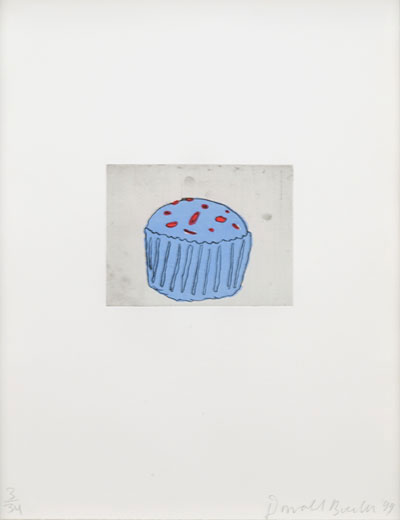 おもちゃとお菓子（青のマフィン）