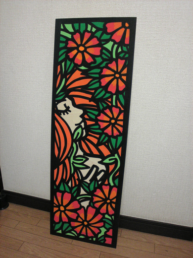 in flowers