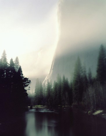 Moonset, Fog, El Capitan, Merced River (Edition 9)M