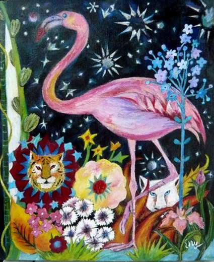 Flamingo in Paradise