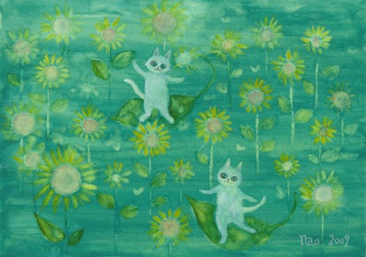 ひまわり花火