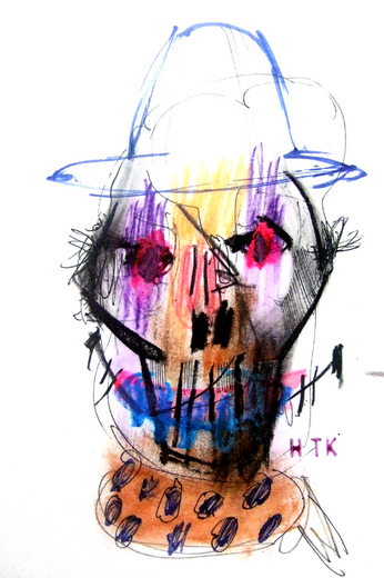 ハットをかぶる人 --- a man likes hat