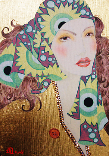 ひまわりのスカーフ