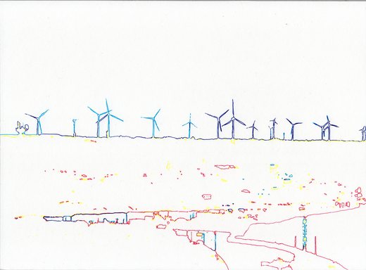 【風力発電所のイマージュ(銚子)】
