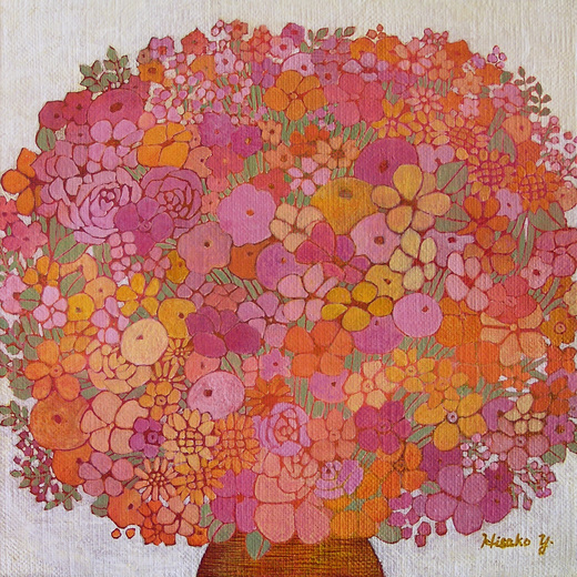 花瓶いっぱいの花