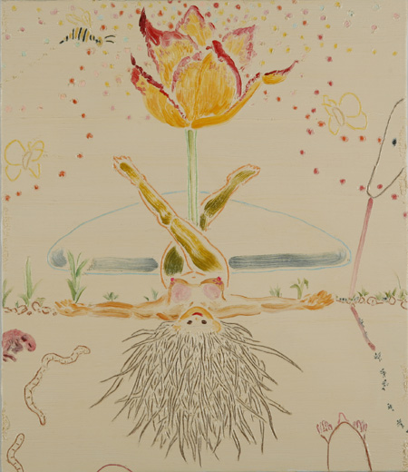 チューリップの花