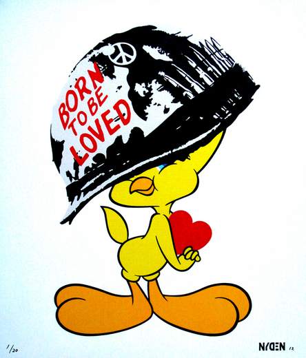 born to be loved (canvas)