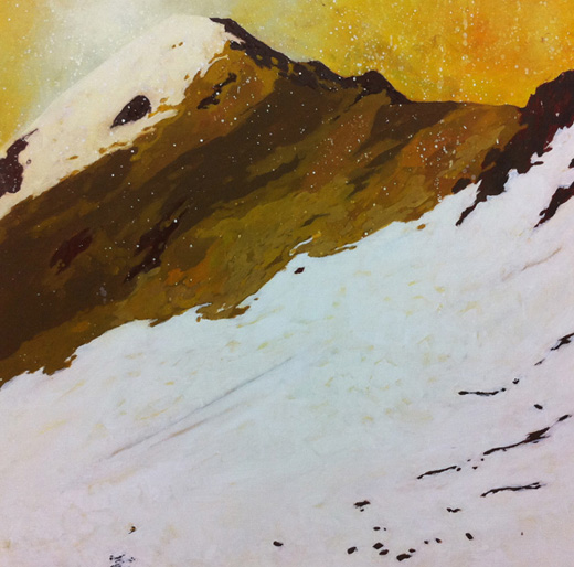 Pean for snow mountain