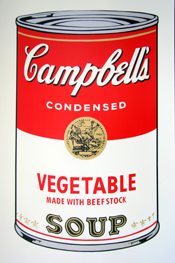 Soup Can Series I-48 Vegetable (Sunday B. Morning)