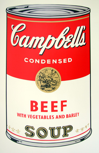 Soup Can Series I-49 Beef (Sunday B. Morning)