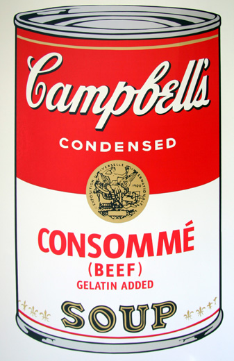 Soup Can Series I-52 Consumme (Sunday B. Morning)