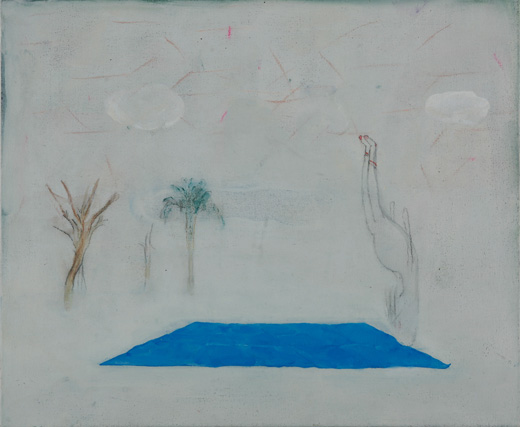 ブルーシートのある風景