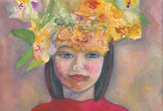 花と女の子
