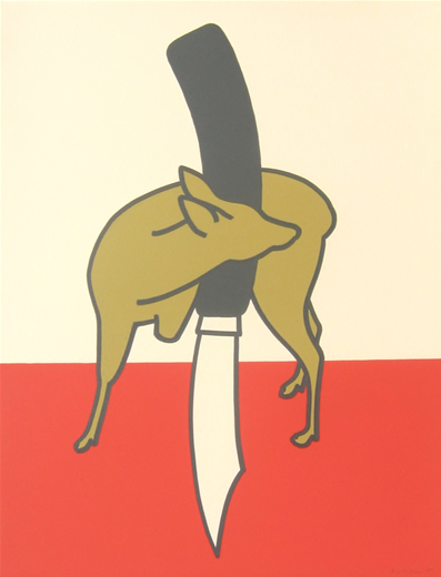 untitled （鹿とナイフ）