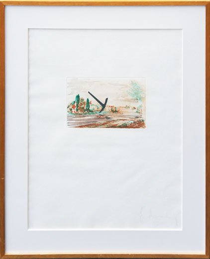 The Pick Superimposed on a Drawing of Site by Grim