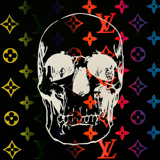 LV Sunset Skull