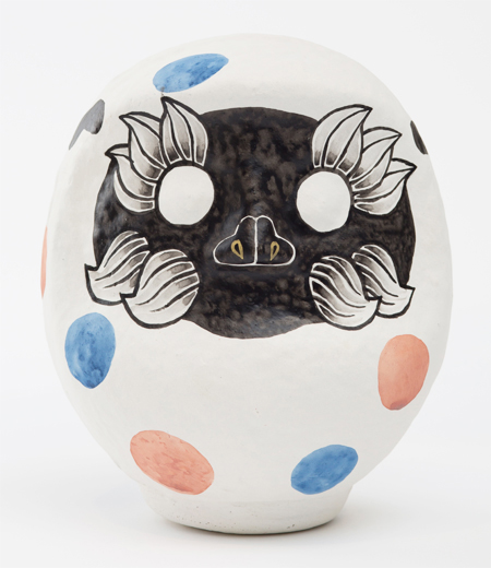 狛ダルマ　ピンク×ブルー