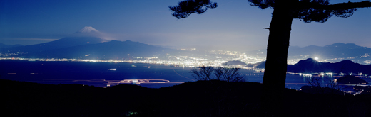 no. 120406 (Mt.Fuji, city and pine tree) M