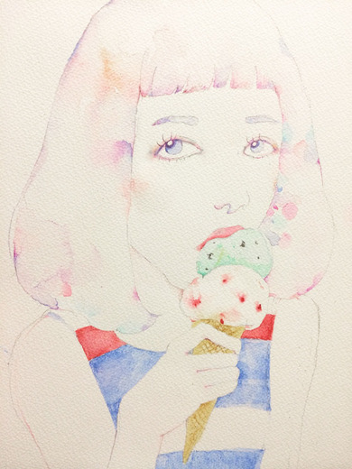 チョコミントとストロベリー