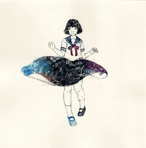 まばたきに落ちる　 -星-