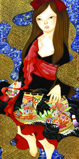 金色青海波・人魚姫