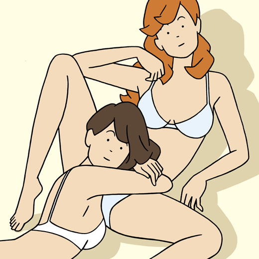 2 Girls Composition #4