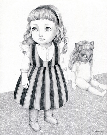 借りた服、借りた髪