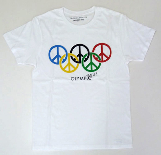 オリンピース(Tシャツ　白地)