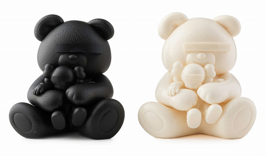Undercover Bear KAWS Companion (Black & White)
