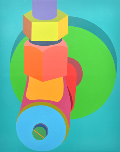 (wash stand)_blue green