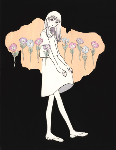 闇を照らす花