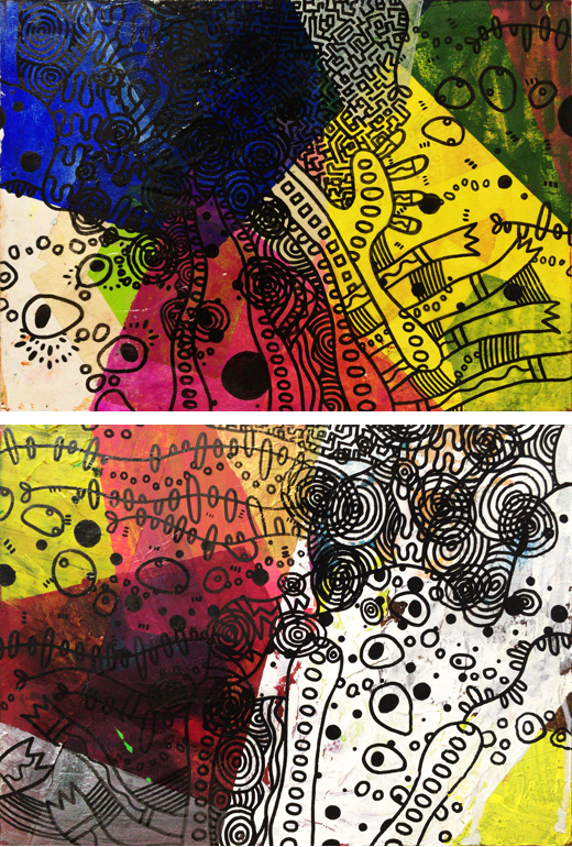 「絵の具を使い切りたかった」断片 - 第二進化形態