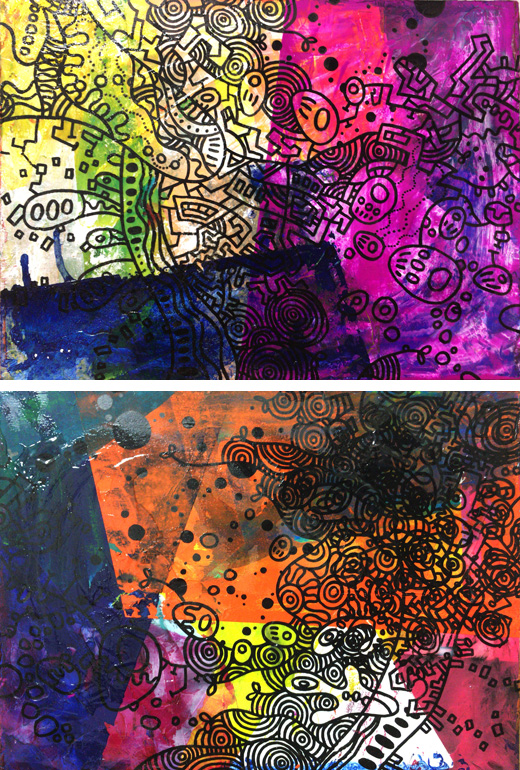 「絵の具を使い切りたかった」断片 - 第二進化形態