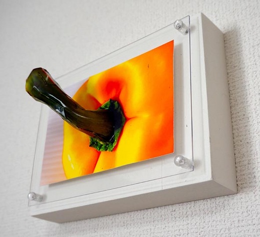 3D photo Yellow paprika