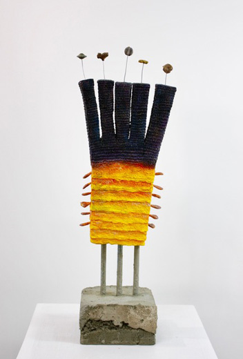 風に乗り　優しく揺れる　オレンジ色のなごり