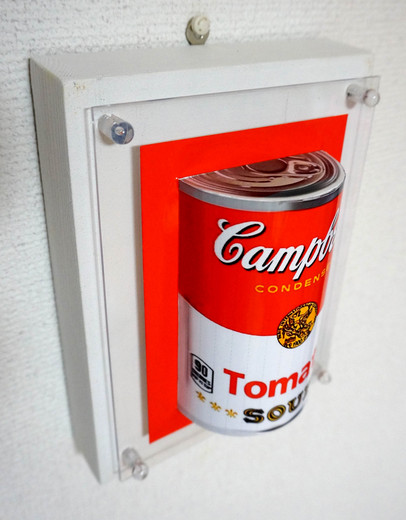 3D pictures Campbell Tomato Soup Red