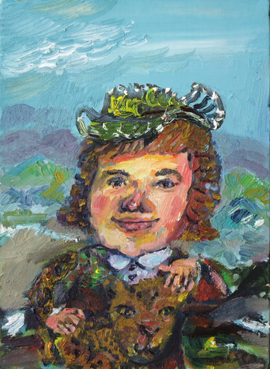 Little Prince with a Little Leopard