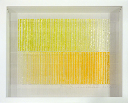 緑とオレンジのグラデーション