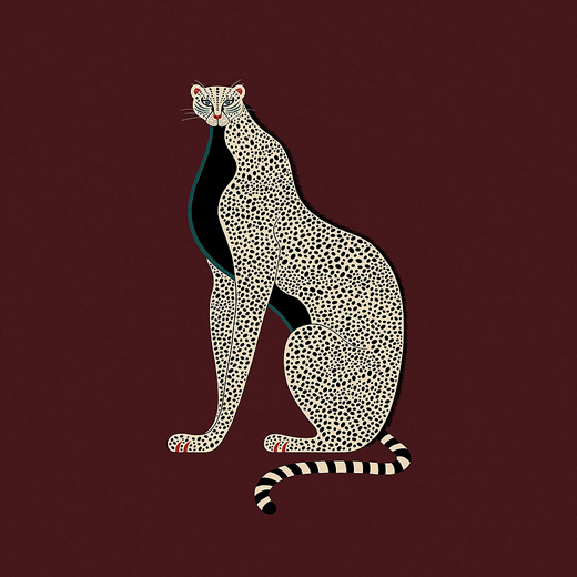White cheetah