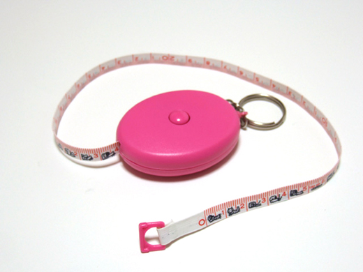 メジャー（1.5m）ピンク