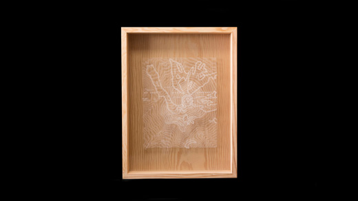 From wood -Oregon pine-