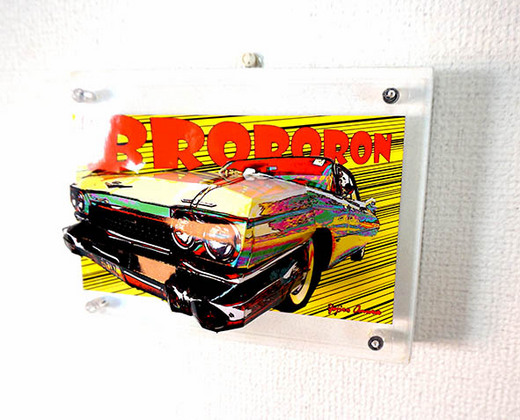 3D comics Classic car
