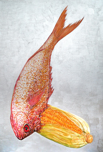 遺伝子組み換えでない(魚×とうもろこし)