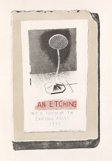 An Etching and a lithograph for Editions Alecto (ポスター)