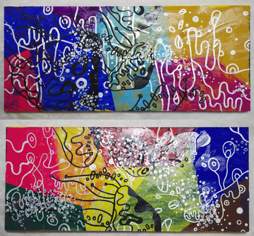 「絵の具を使い切りたかった」断片 - 第二進化形態