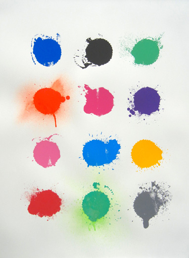 untitled (screenprint×watercolor) ED:1/1 ♯2