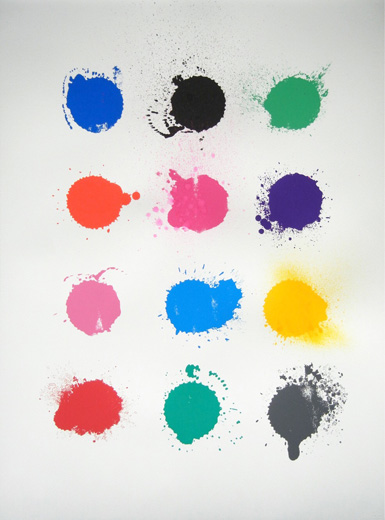 untitled (screenprint×watercolor) ED:1/1 ♯1